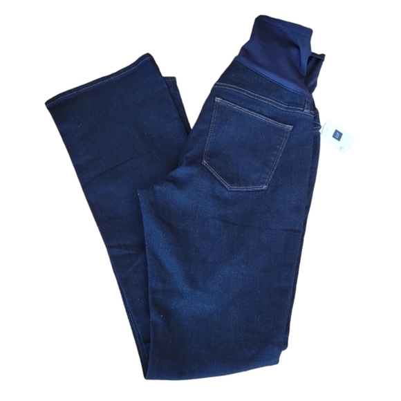 NWT Gap Maternity 1969 Bootcut Denim Jeans Size  8 - Picture 2 of 4